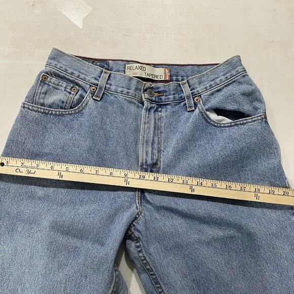 Vintage Levis 560 Jeans Size 10 L Relaxed Tapered Cotton Denim Mom Jeans - Picture 10 of 13
